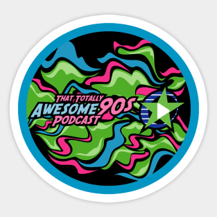 That Totally Awesome 90s Podcast LOGO T-shirt Sticker